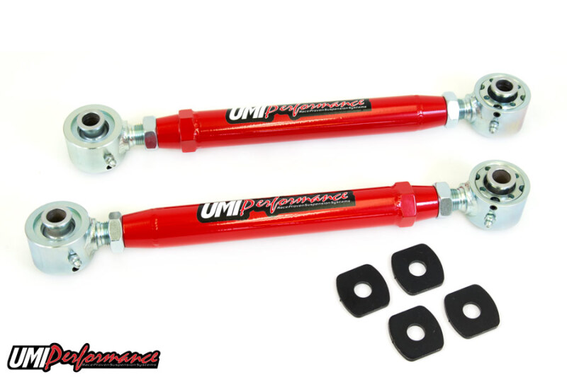 Pontiac G8 Suspension Toe Arms - UMI Performance - Adjustable Rotojoint - available in red or black - `08-`09
